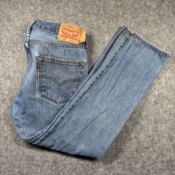 Levi's Other - Vintage Levi's 501‎ Jeans Men's 33x29 Light Wash Distressed Button Fly S40196